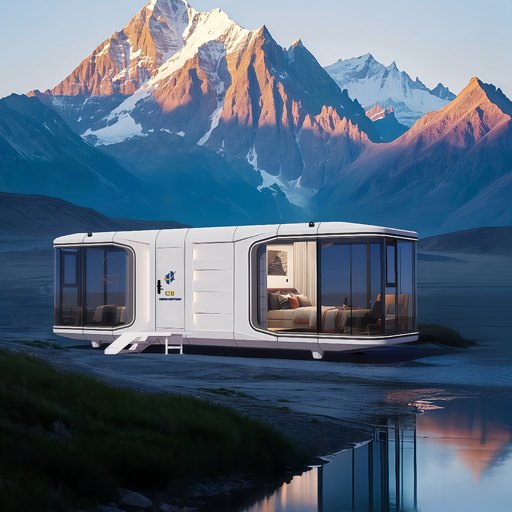 Odnímateľné kabínky rezortu C5 Mobile Capsule