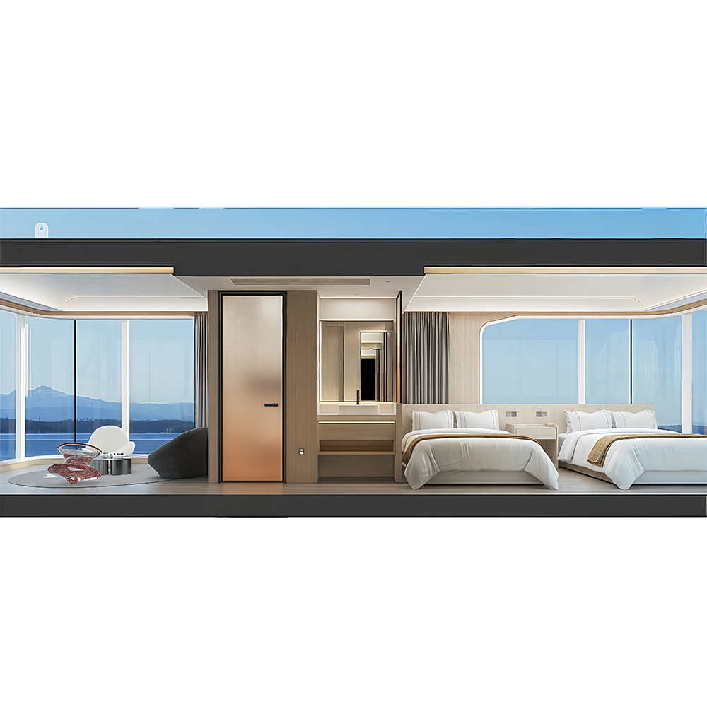 Odnímateľné kabínky rezortu C5 Mobile Capsule