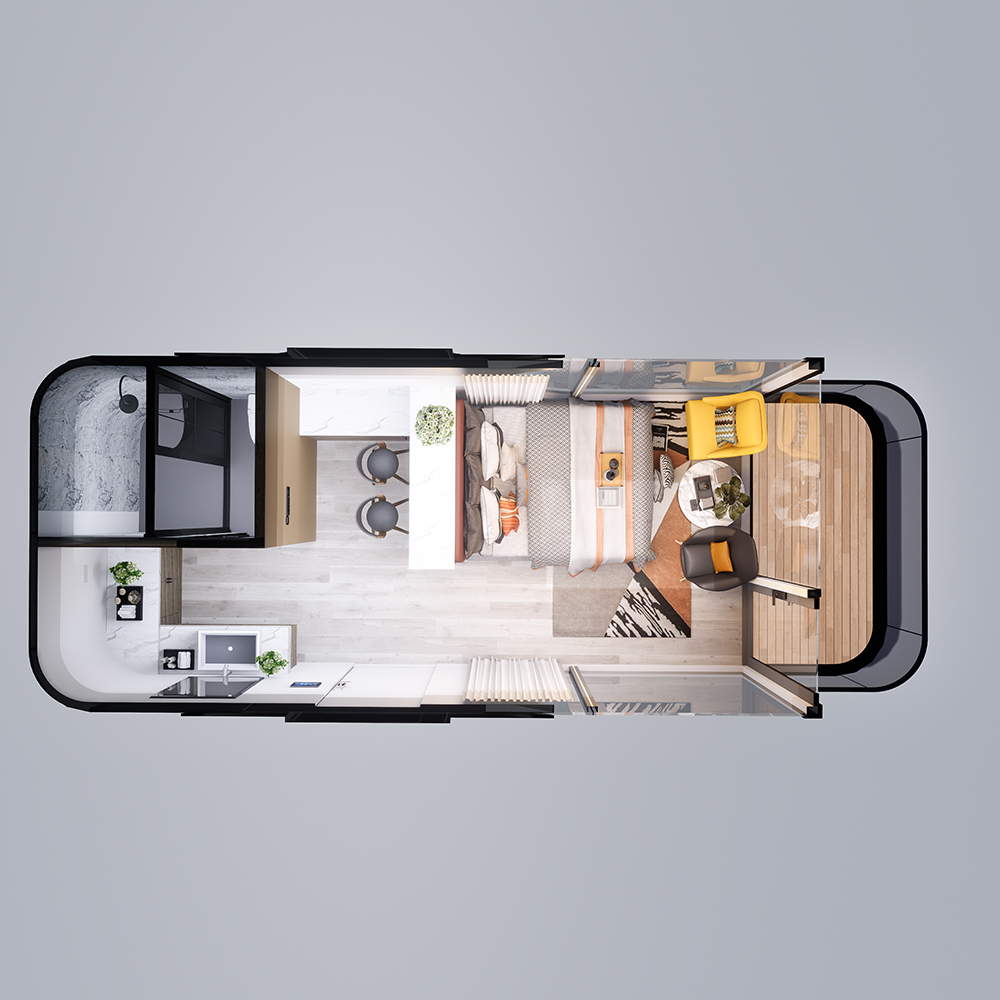 Prefabrikovaný inteligentný modulárny dom S3 Standard